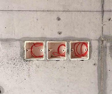 預(yù)埋線盒固定